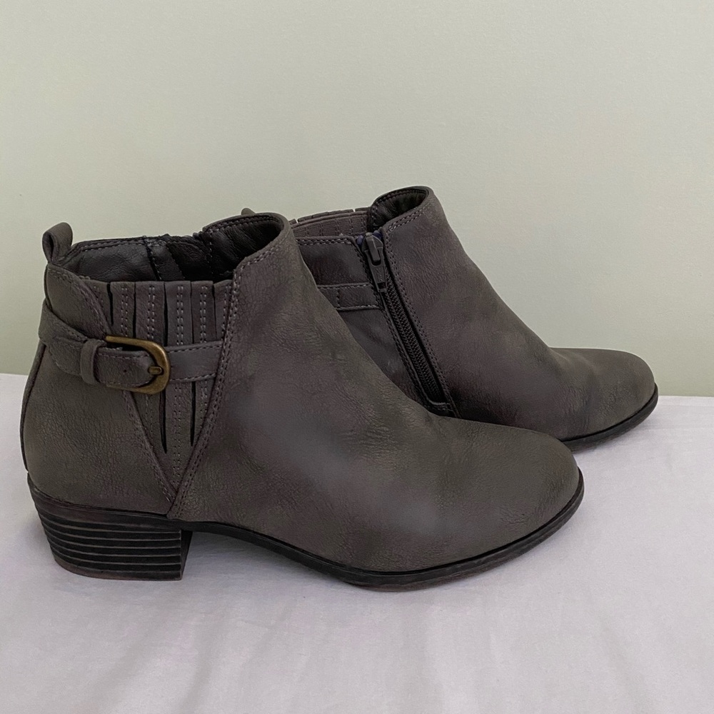 Kim Rogers Prima Gray Booties Womens - Picture 4 of 5